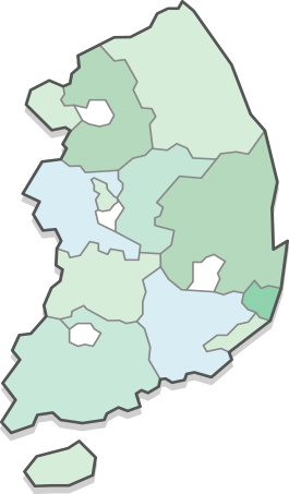 PC용 행정 구역 지도